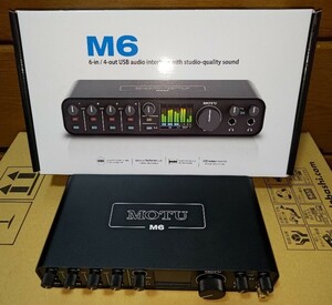 MOTU M6 定価75000円　高音質 高級機種 イヤホンジャック2個 オマケあり (検索 ゲーム 配信 ローランド Roland)