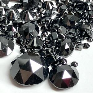 大量!! ☆天然ブラックダイヤモンドおまとめ10ct☆A ルース 裸石 宝石 ジュエリー jewelry black diamond 