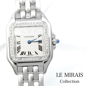 【仕上済】カルティエ パンテール SM SS 新型ブレス 1重ダイヤ SS レディース 腕時計 CARTIER 時計
