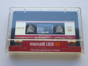 録音済／カセットテープ／maxell UDⅡ 46分(High) 1本／マクセル