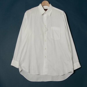 【1円スタート】メール便○ COMME des GARCONS HOMME DEUX コムデギャルソン 長袖シャツ トップス 綿100％ デザイナーズ 白 M 日本製