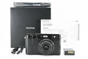 ★外観美品ショット数745回★富士フィルム FUJIFILM X100F ブラック コンパクトデジタルカメラ L11800#2903