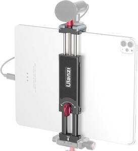 金属製 新版 Ulanzi タブレットホルダー 三脚用 ipadホルダー 金属製 7.9-12.9 インチ iPadブラケット 2