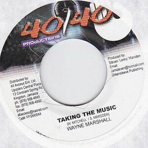 Epレコード　WAYNE MARSHALL / TAKING THE MUSIC (TIME TRAVEL)