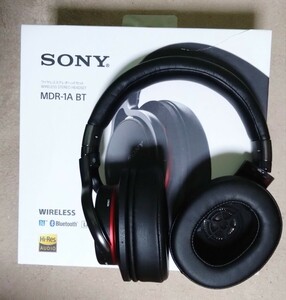 ★SONY MDR-1ABT/B　ブラック　ワイヤレスヘッドホン　Bluetooth　ハイレゾ対応　美品