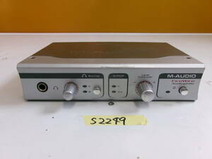 (S-2249)M-AUDIO FIREWIRE AUDIOPHILE オーディオインターフェース 動作未確認 現状品