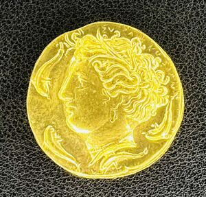 古銭　外国硬貨 古代ギリシャ金貨 女神アルテ ミス記念メダル 海外コイン コレクション　/15