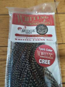 WHITING 1/2 Saddle Bronze Midge Tyer