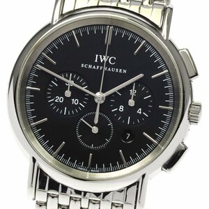 IWC SCHAFFHAUSEN IW372406 ポートフィノ クロノグラフ デイト クォーツ メンズ _803751