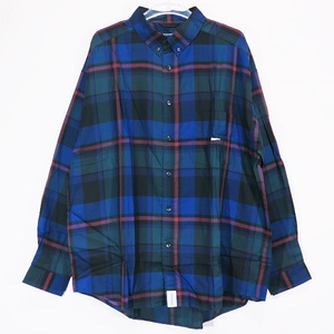 DESCENDANT ディセンダント 21SS HYANNIS/B.D LS SHIRT FULL SIZE ボタンダウン ロングスリーブ シャツ フルサイズ 長袖 ネイビー Maz