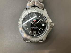 ■【売り切り】稼動品 TAG Heuer タグホイヤー LINK リンク プロフェッショナル200ｍ ブラック文字盤 WT1110 メンズ