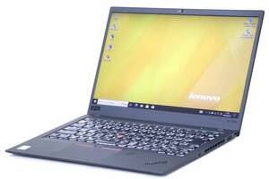 【1円～】Office2021搭載！薄型軽量PC！ThinkPad X1 Carbon Gen6 i5-8250U RAM8GB SSD128GB 14.0FHD Win10