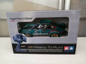 未使用 希少 TAMIYA タミヤ 1/12 RC ポルシェ ターボ RSR 934 Vaillant Kremer タムテックギア ラジコン フルセット 完成電動 電動RC