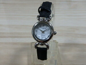n109u　ジャンク　不動品　Alessandra Olla アレサンドラオーラ　腕時計　AO-351M　レディース　黒　中古　部品取り