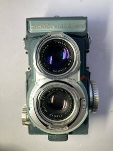 minolta miniflex VIEW Minolta ROKKOR 1:2.8/3.5 f=60mm　ミノルタ　ミニフレックス　二眼レフカメラ　動作未確認　現状品　送料無料