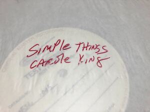 超貴重 Test Press Mobile Fidelity Carole King Simple Things MFSL 1-046 Rare Audiophile TP unreleased キャロル・キング テストプレス
