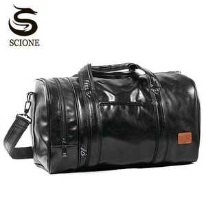 ボストンバッグ メンズ SCIONE 海外ブランド 高級 レザー 革 ヴィンテージ 大容量 ビジネス 旅行 ダッフルバッグ