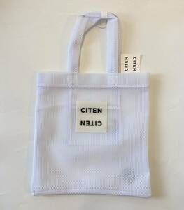 【新品 タグ付き】CITEN シテン シアーメッシュ トートバッグ ホワイト