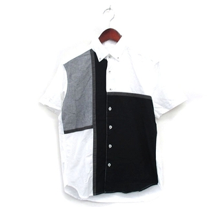 ザショップティーケー THE SHOP TK シャツ ボタンダウンシャツ 半袖 コットン M ホワイト 白 /KT2 メンズ