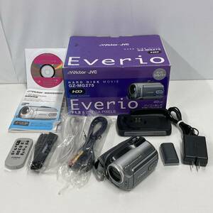 Victor JVC HARD DISK MOVIE ハードディスクムービー Everio GZ-MG275-S 40GB HDフォーマット済み 簡易動作のみ確認
