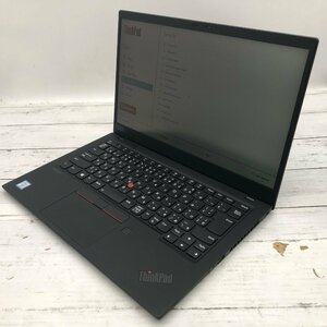 Lenovo ThinkPad X1 Carbon 20QE-S8GP0Q Core i7 8665U 1.90GHz/16GB/なし 〔B0715〕