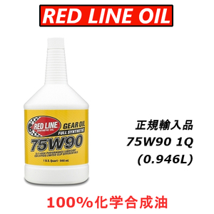 レッドラインオイル RL 75w90 GL-5 100%化学合成油 エステル REDLINEOIL ミッションオイル ギアオイル LSD 【日本正規輸入品】