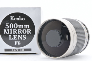 Kenko MC MIRROR LENS 500mm F8.0 EOS用 EFマウント ケンコー ミラーレンズ 超望遠単焦点 箱付