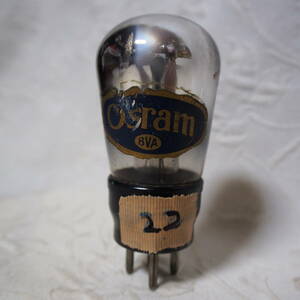 希少品 !! 「Osram」製 ヨーロッパ系 ビンテージ ナス型 真空管 「H 210」 ( 22 )