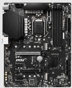 MSI Z490 PLUS LGA1200 4 DDR4 128G HDMI+DP ATX Motherboard