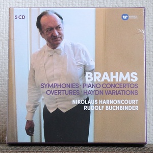 CD/5枚組/欧州製/アーノンクール/ブラームス/交響曲全集/ベルリン・フィル/ブッフビンダー/Harnoncourt/Brahms/Symphonies/Buchbinder