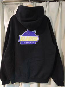 X-LARGE XLARGE エクストララージ SLANTED OG PULLOVER HOODED SWEAT 黒 Lサイズ 最新人気商品 