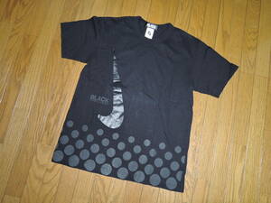 BLACK COMME des GARCONS コムデギャルソン × NIKE ナイキ コラボTシャツ L 黒 デカロゴ LOGO / ブラック