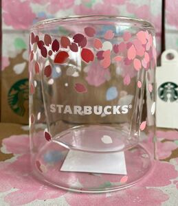 STARBUCKS スターバックス　SAKURA2022耐熱グラスペタル237ml スタバ　桜さくら　グラス　ガラスコップ マグカップ