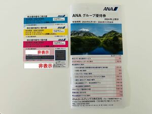 送料込みの1円スタート! ANA 全日空 株主優待券 3期間分 期限はそれぞれ