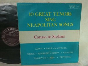 (Q) 【何点でも同送料】LP レコード/ペラジャケ/特集/10GREAT TENORS SING NEAPOLITAN SONGS/RA-2157 10大テナー・ナポリ