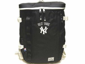 1円スタート New York Yankees ニューヨーク ヤンキース ブラック リュックサック バッグ ◆ MLB メジャーリーグ ベースボール ▼マ10/6D