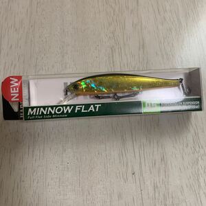 p ★ 新品 DUEL ハードコアミノー フラット 95 サスペンド デュエル HARDCORE MINNOW Flat ゴールデンシャイナー