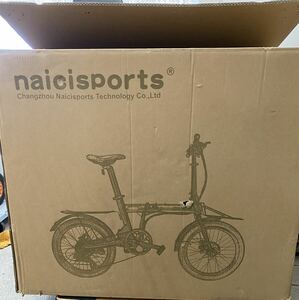 PK@ 動作確認済 naicisports power2.0 折り畳み電動アシスト自転車 自転車 20インチ ホワイト