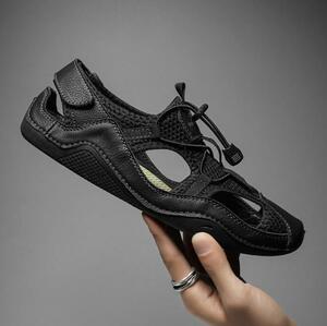 サンダル アウトドアサンダル 新品 メンズ　スニーカー　ランニング 夏靴 ドライビングシューズ カジュアル 黒 24cm~28cm