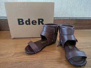 送料無料 BdeR キッズ ジップアップサンダル 14㎝ 箱あり ビーデアール Bebe