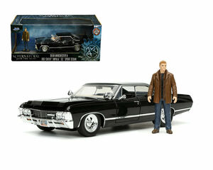 JADA TOYS 1/24 シボレー インパラ スポーツセダン 1967 + ディーン フィギア スーパーナチュラル Chevrolet Impala Supernatural