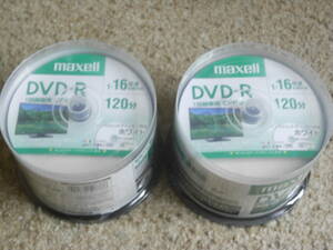 未開封 maxell 録画用CPRM対応 DVD-R 50枚 2個セット