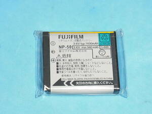 FUJI FILM 未使用品 純正バッテリー NP-50 １個 管理665