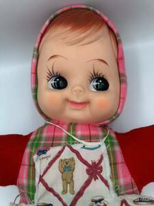 当時物 昭和レトロ 赤ちゃん 抱き人形 全長(約)57cm ソフビ人形 ヴィンテージ レトロ 子供 ベビードール doll 