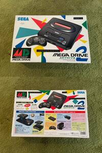 美品　セガ　SEGA MD2 メガドライブ2 本体 HAA-2502 MEGA DRIVE 2 箱付き　動作確認済み