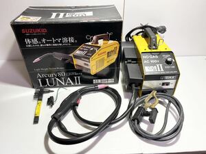 ◎1円〜スター電器 SUZUKID 半自動溶接機 100V アーキュリー80 ルナ2 SAY-80L2 溶接機 半自動溶接 ノンガス 中古◎