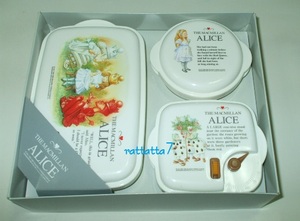 ☆Disney☆macmillan☆Alice☆マクミラン☆アリス☆ギフトセット☆容器☆タッパ☆保存 2