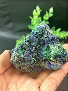 ◆AAAA級天然石極上質品アズライト【藍銅鉱】原石179U3-76U260D
