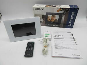 【★１円～★現状販売！】[UK13799]デジタルフォトフレーム SONY DPF-D720