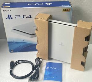 １円スタート　大容量　動作確認済み　PlayStation4 グレイシャー・ホワイト 1TB CUH-2100BB02